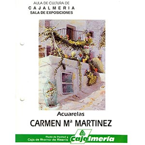 1- Catálogo de exposicion de acuarelas. Carmen María Martínez