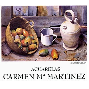 2- Catálogo de exposicion de acuarelas. Carmen María Martínez